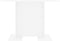 vidaXL - Eettafel - 110x60x75 - cm - bewerkt - hout - wit