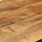 vidaXL - Eettafel - 110x60x76 - cm - massief - mangohout