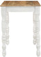 vidaXL - Eettafel - 110x60x76 - cm - massief - mangohout