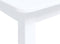 vidaXL - Eettafel - 114x71x75 - cm - massief - rubberwood - wit