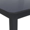 vidaXL - Eettafel - 114x71x75 - cm - massief - rubberwood - zwart