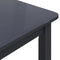 vidaXL - Eettafel - 114x71x75 - cm - massief - rubberwood - zwart