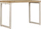 vidaXL - Eettafel - 115x55x76 - cm - massief - mangohout - en - staal