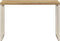 vidaXL - Eettafel - 115x55x76 - cm - massief - mangohout - en - staal