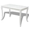 vidaXL - Eettafel - 116x66x76 - cm - hoogglans - wit