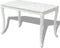 vidaXL - Eettafel - 116x66x76 - cm - hoogglans - wit