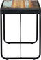 vidaXL - Eettafel - 118x60x76 - cm - massief - gerecycled - hout