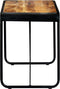 vidaXL - Eettafel - 118x60x76 - cm - massief - ruw - mangohout