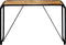 vidaXL - Eettafel - 118x60x76 - cm - massief - ruw - mangohout