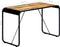 vidaXL - Eettafel - 118x60x76 - cm - massief - ruw - mangohout