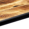 vidaXL - Eettafel - 118x60x76 - cm - massief - ruw - mangohout