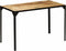 vidaXL - Eettafel - 120 - cm - massief - ruw - mangohout - en - staal