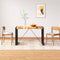 vidaXL - Eettafel - 120 - cm - massief - ruw - mangohout