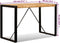 vidaXL - Eettafel - 120 - cm - massief - ruw - mangohout