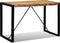 vidaXL - Eettafel - 120 - cm - massief - ruw - mangohout