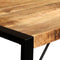 vidaXL - Eettafel - 120 - cm - massief - ruw - mangohout
