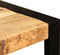 vidaXL - Eettafel - 120 - cm - massief - ruw - mangohout