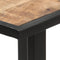 vidaXL - Eettafel - 120 - cm - ruw - mangohout