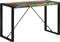 vidaXL - Eettafel - 120x55x76 - cm - massief - gerecycled - hout