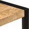 vidaXL - Eettafel - 120x55x76 - cm - massief - ruw - mangohout