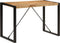 vidaXL - Eettafel - 120x55x76 - cm - massief - ruw - mangohout