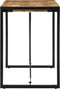 vidaXL - Eettafel - 120x55x76 - cm - massief - ruw - mangohout