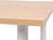 vidaXL - Eettafel - 120x60x73 - cm - eikenkleur - en - wit