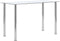 vidaXL - Eettafel - 120x60x75 - cm - gehard - glas - transparant