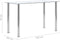 vidaXL - Eettafel - 120x60x75 - cm - gehard - glas - transparant