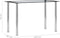 vidaXL - Eettafel - 120x60x75 - cm - gehard - glas - zwart - en - transparant