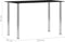 vidaXL - Eettafel - 120x60x75 - cm - gehard - glas - zwart