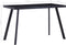 vidaXL - Eettafel - 120x60x75 - cm - gehard - glas - zwart