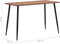 vidaXL - Eettafel - 120x60x75 - cm - MDF - bruin