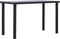 vidaXL - Eettafel - 120x60x75 - cm - MDF - zwart - en - betongrijs