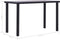 vidaXL - Eettafel - 120x60x75 - cm - MDF - zwart - en - betongrijs