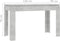 vidaXL - Eettafel - 120x60x76 - cm - bewerkt - hout - betongrijs