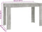vidaXL - Eettafel - 120x60x76 - cm - bewerkt - hout - betongrijs