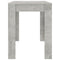 vidaXL - Eettafel - 120x60x76 - cm - bewerkt - hout - betongrijs