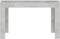 vidaXL - Eettafel - 120x60x76 - cm - bewerkt - hout - betongrijs