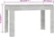vidaXL - Eettafel - 120x60x76 - cm - bewerkt - hout - betongrijs