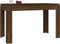 vidaXL - Eettafel - 120x60x76 - cm - bewerkt - hout - bruin - eikenkleur