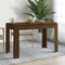 vidaXL - Eettafel - 120x60x76 - cm - bewerkt - hout - bruin - eikenkleur