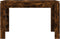 vidaXL - Eettafel - 120x60x76 - cm - bewerkt - hout - gerookt - eikenkleurig