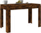 vidaXL - Eettafel - 120x60x76 - cm - bewerkt - hout - gerookt - eikenkleurig