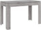 vidaXL - Eettafel - 120x60x76 - cm - bewerkt - hout - grijs - sonoma - eikenkleurig