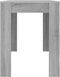 vidaXL - Eettafel - 120x60x76 - cm - bewerkt - hout - grijs - sonoma - eikenkleurig