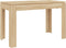 vidaXL - Eettafel - 120x60x76 - cm - bewerkt - hout - sonoma - eikenkleurig