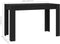 vidaXL - Eettafel - 120x60x76 - cm - bewerkt - hout - zwart