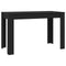 vidaXL - Eettafel - 120x60x76 - cm - bewerkt - hout - zwart
