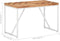 vidaXL - Eettafel - 120x60x76 - cm - massief - acaciahout - en - mangohout